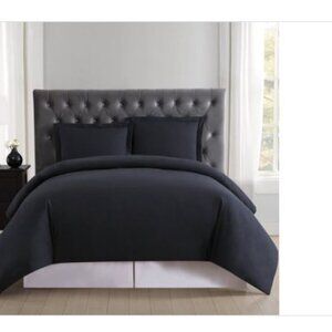 Truly Soft Everyday Duvet Cover Set, Full/Queen - Black